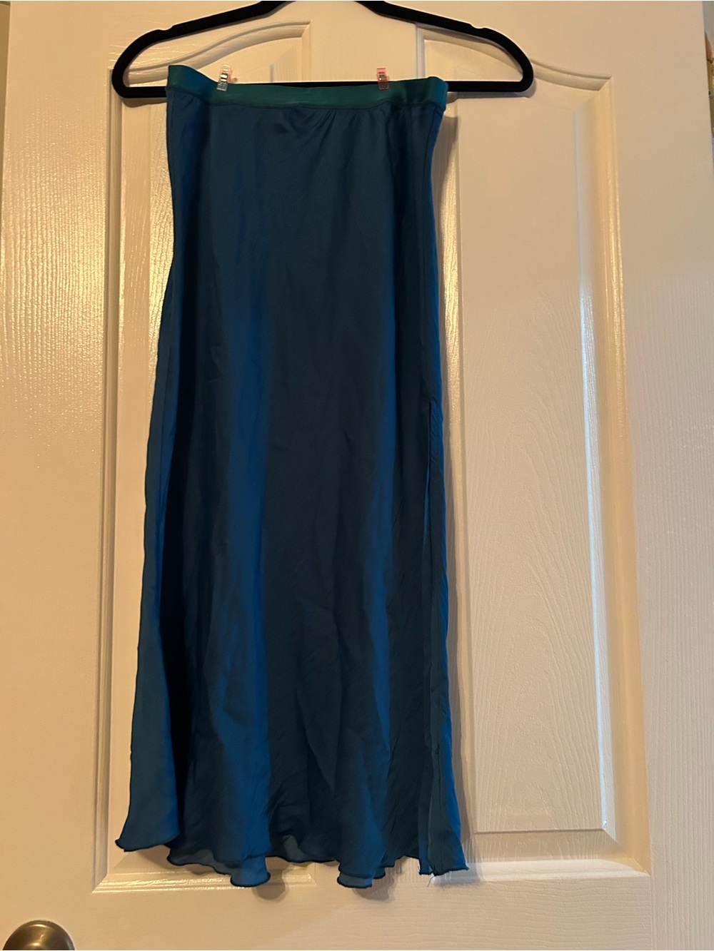 Intimately Free People Black Midi Slip Skirt
